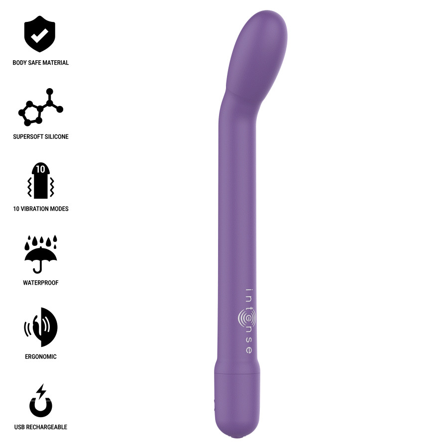 Alternative view of INTENSE - KARLIE RECHARGEABLE G-SPOT STIMULATOR PURPLE