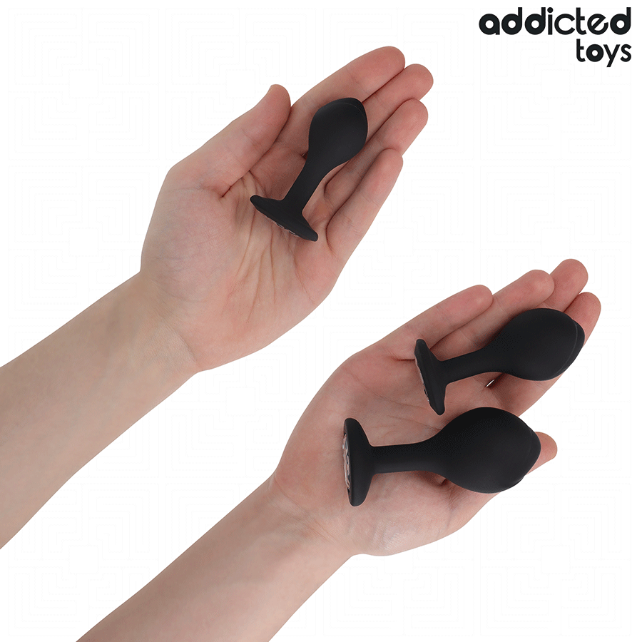 ADDICTED TOYS - SET OF 3 ANAL PLUG SILICONE WITH JEWEL - Bild 6