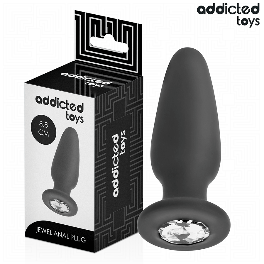 ADDICTED TOYS - ANAL PLUG WITH JEWEL SILICONE SIZE S 8.8 CM - Bild 6
