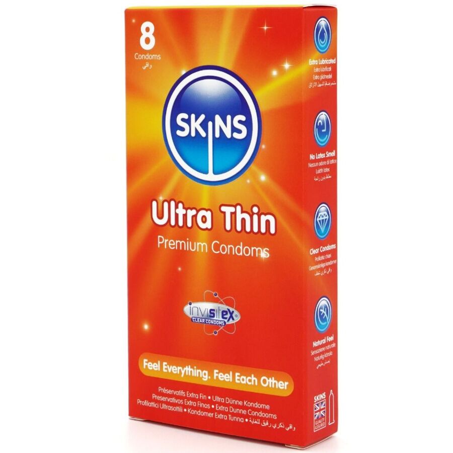 Alternative view of SKINS - ULTRA THIN PREMIUM CONDOMS PACK 8