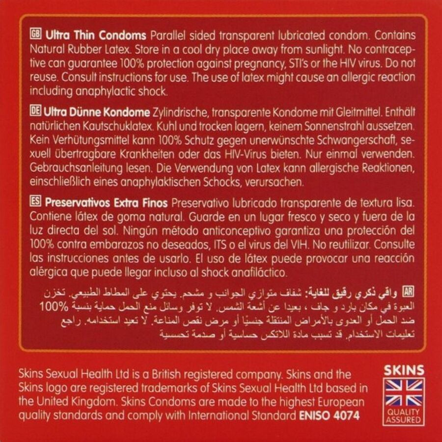 SKINS - ULTRA THIN PREMIUM CONDOMS PACK 4 - Bild 4