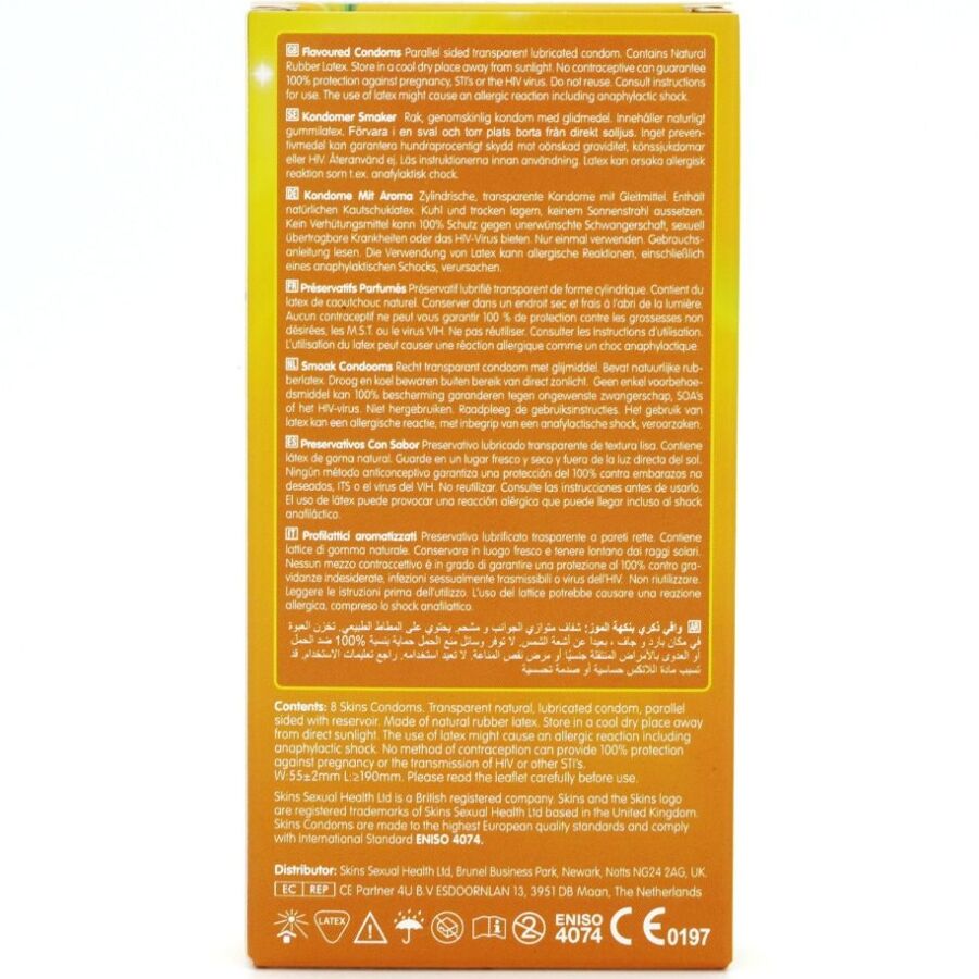 SKINS - BANANA PREMIUM CONDOMS PACK 8 - Bild 4
