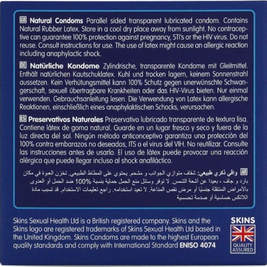 SKINS - NATURAL PREMIUM CONDOMS PACK 4 - Bild 4