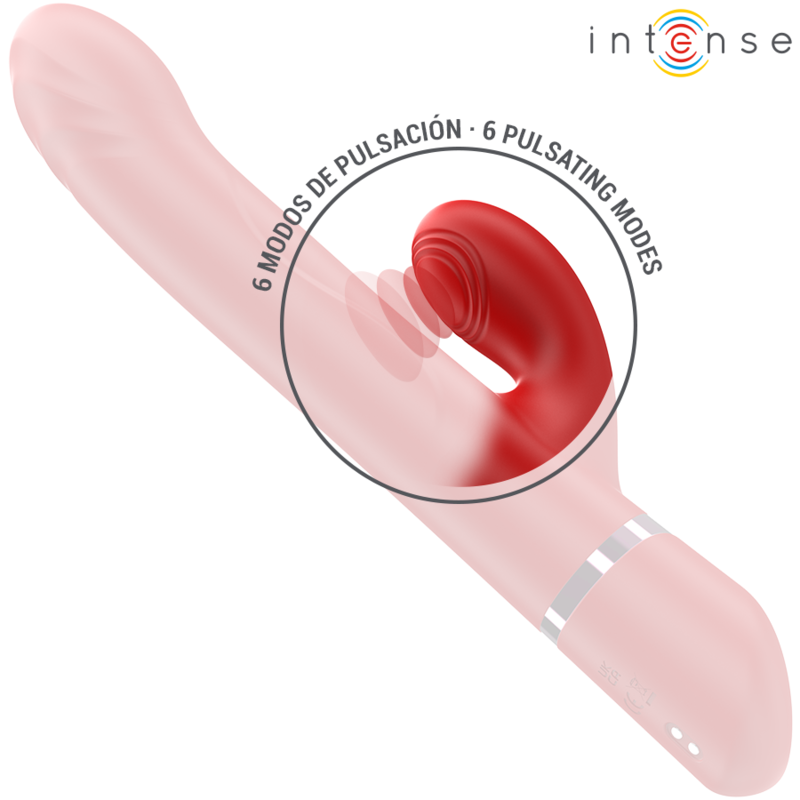 INTENSE - LELE MULTIFUNCTION VIBRATOR ROTATING & OSCILLATION & STIMULATION RED - Bild 6