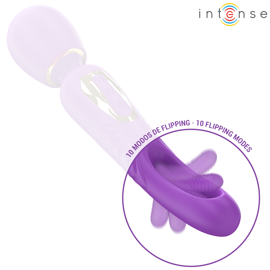 INTENSE - CHRISTY VIBRATING WAND WITH FLIPPING TONGUE - Bild 6