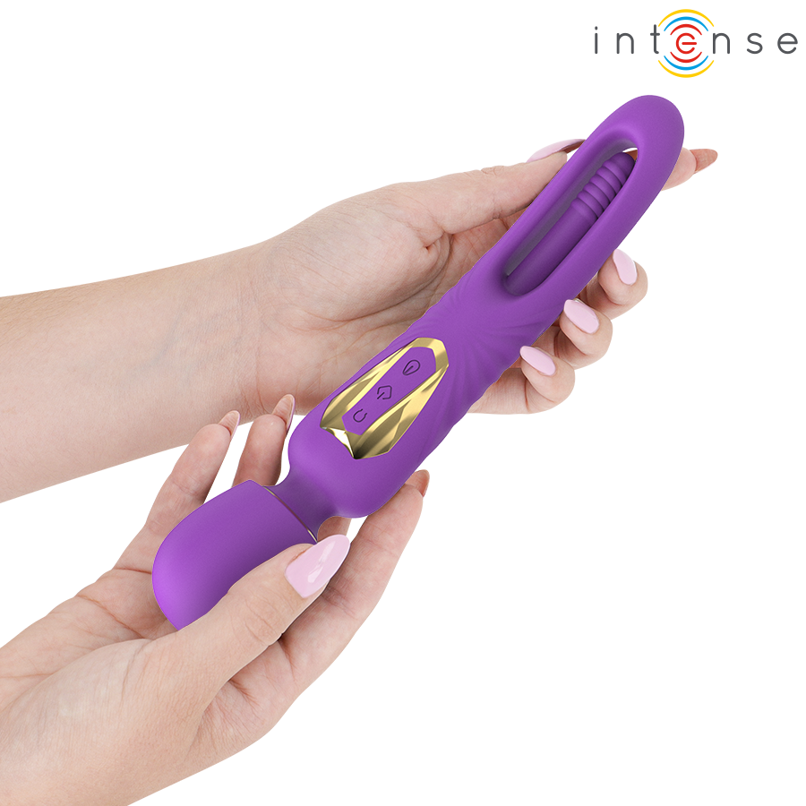 INTENSE - CHRISTY VIBRATING WAND WITH FLIPPING TONGUE - Bild 2
