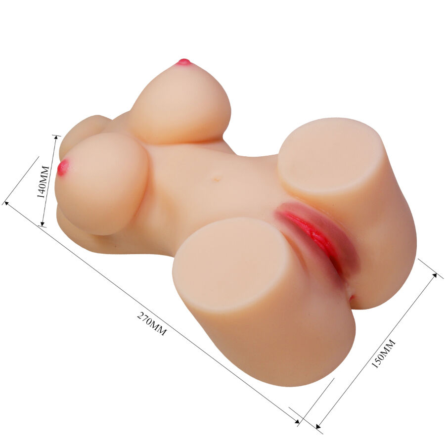 CRAZY BULL - HETTY REALISTIC FEMALE TORSO VAGINA AND ANAL 1.9 KG - Bild 8