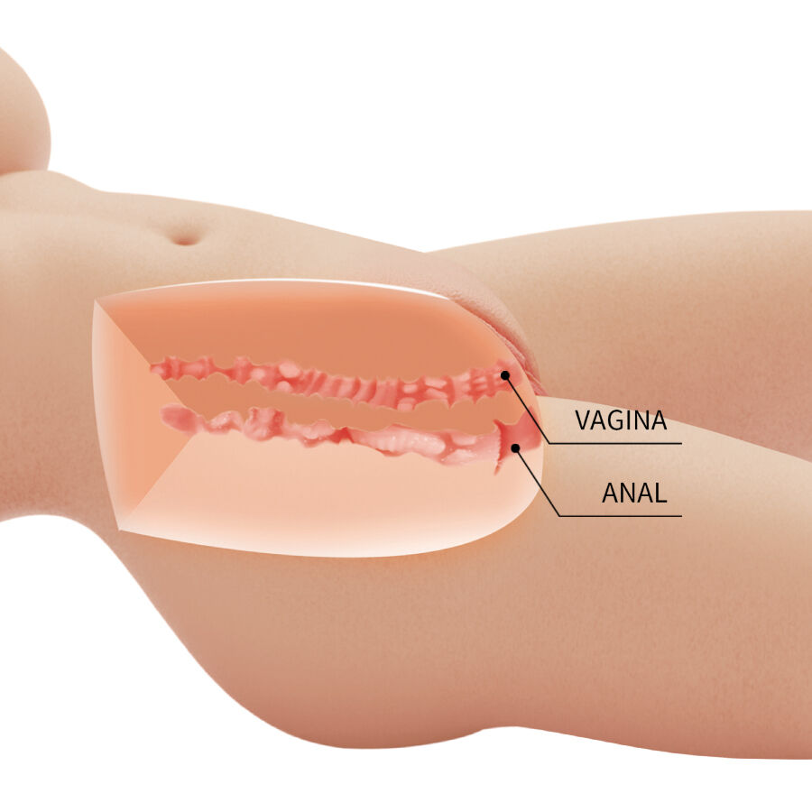 CRAZY BULL - TIFFANY REALISTIC FEMALE TORSO VAGINA AND ANAL 5.5 KG - Bild 7