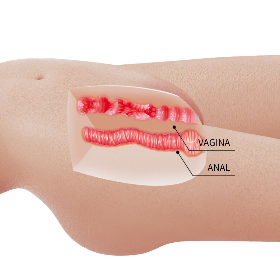 Alternative view of CRAZY BULL - MIA REALISTIC FEMALE TORSO VAGINA AND ANAL 8.5 KG