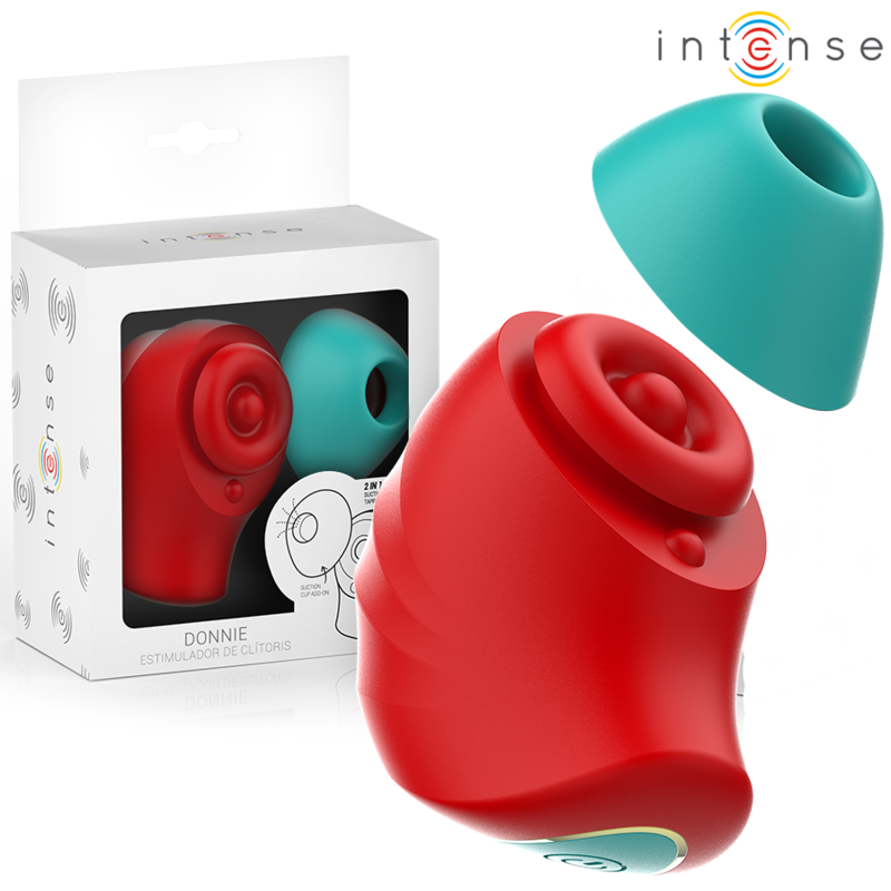 INTENSE - DONNIE CLITORAL STIMULATOR RED/GREEN - Bild 7