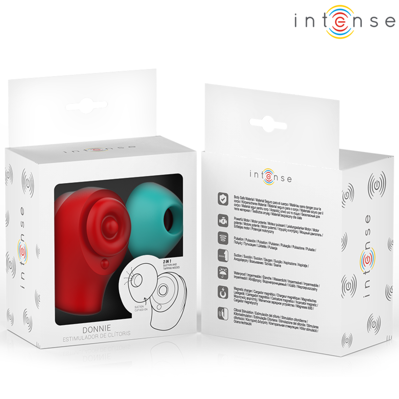 INTENSE - DONNIE CLITORAL STIMULATOR RED/GREEN - Bild 6