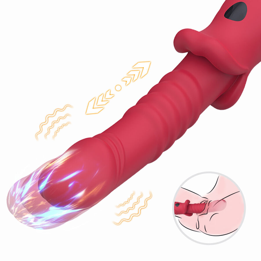 ARMONY - POINT A STIMULATING VIBRATOR DILDO RED - Bild 9