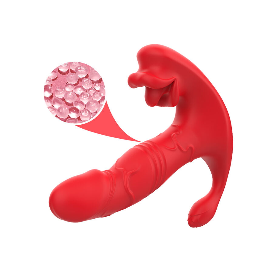 ARMONY - ANAL VIBRATOR PANTY C AND G-SPOT STIMULATOR REMOTE CONTROL RED - Bild 10