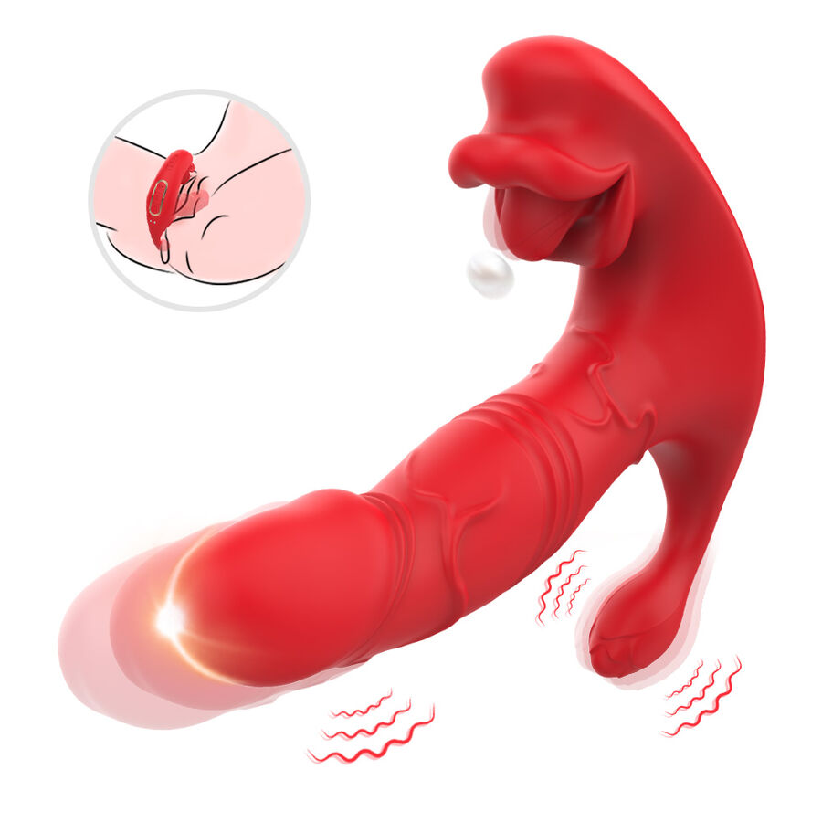 ARMONY - ANAL VIBRATOR PANTY C AND G-SPOT STIMULATOR REMOTE CONTROL RED - Bild 6