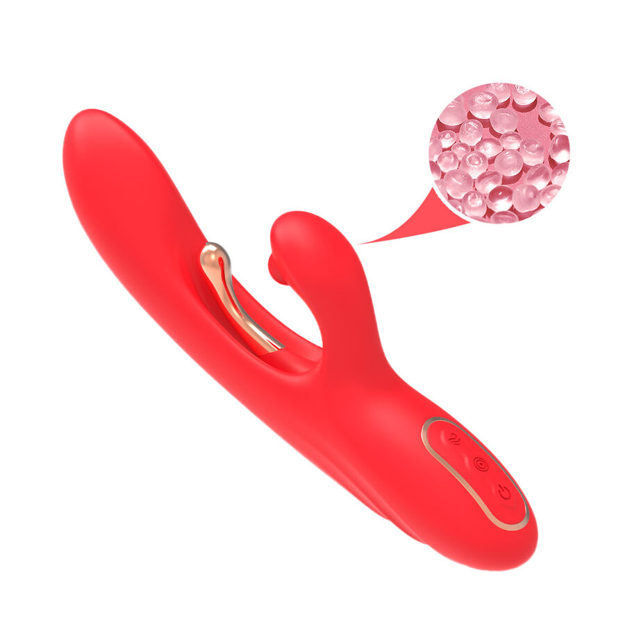 ARMONY - G-SPOT AND CLITORIS STIMULATOR VIBRATOR WITH OSCILLATING TONGUE RED - Bild 9