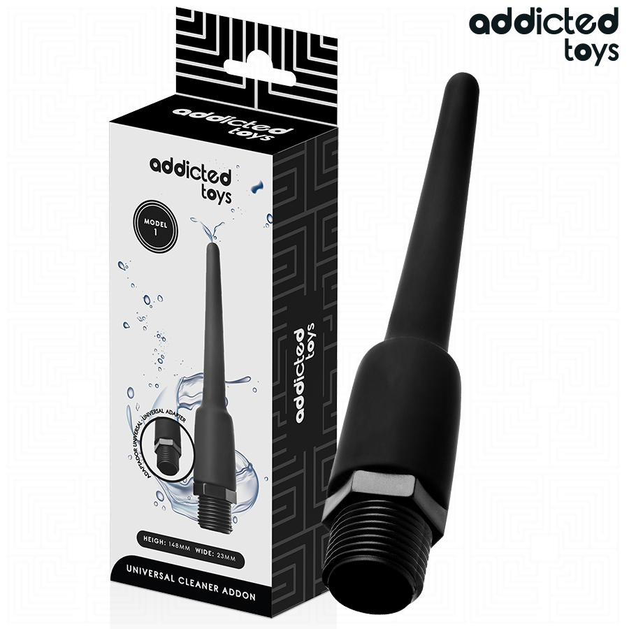 Alternative view of ADDICTED TOYS - ANAL CLEANER WITH UNIVERSAL ADAPTER MODEL 1