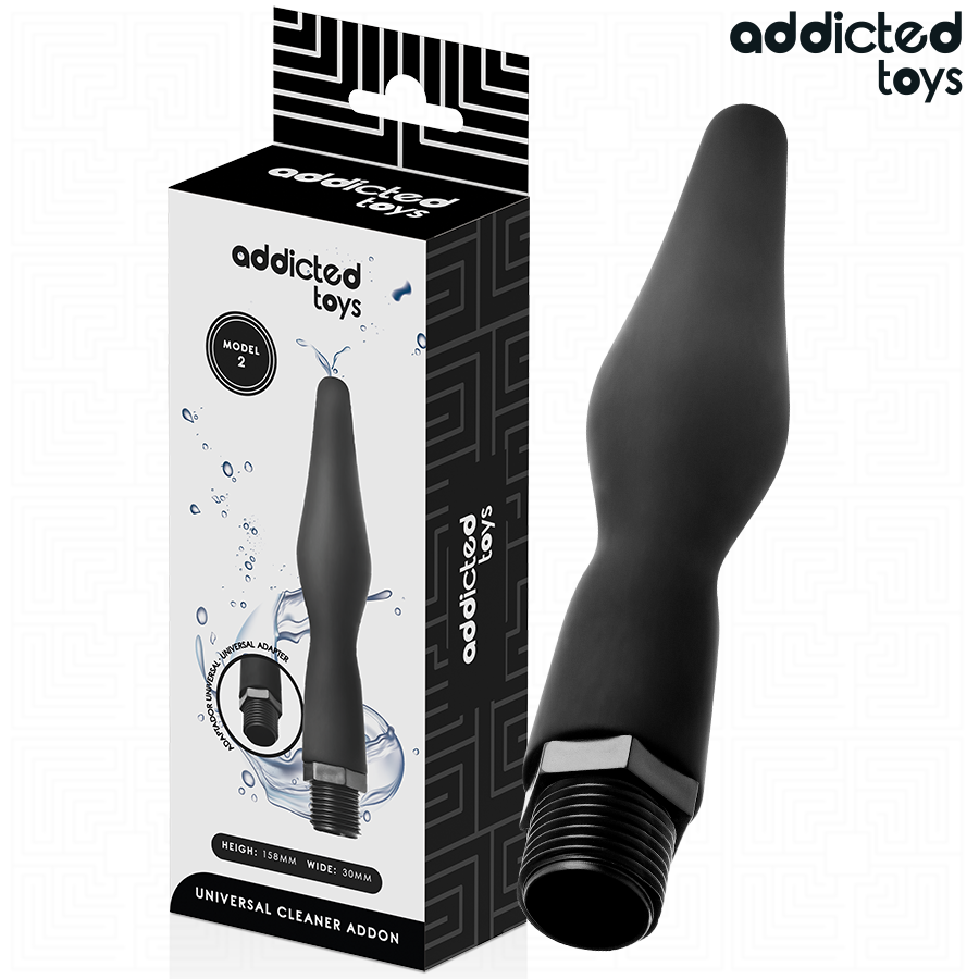 Alternative view of ADDICTED TOYS - ANAL CLEANER WITH UNIVERSAL ADAPTER MODEL 2