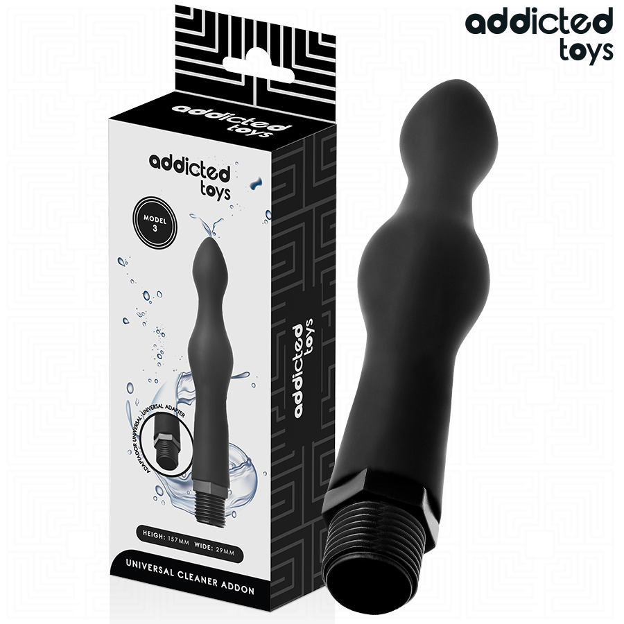 Alternative view of ADDICTED TOYS - ANAL CLEANER WITH UNIVERSAL ADAPTER MODEL 3
