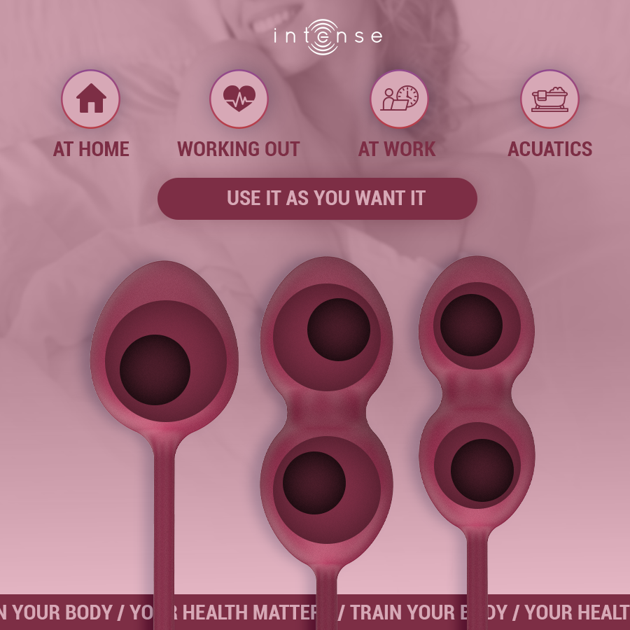 Alternative view of INTENSE - CHARLI KEGEL BALL KIT VIOLET