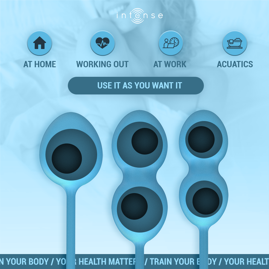 Alternative view of INTENSE - CHARLI KEGEL BALL KIT OCEAN BLUE
