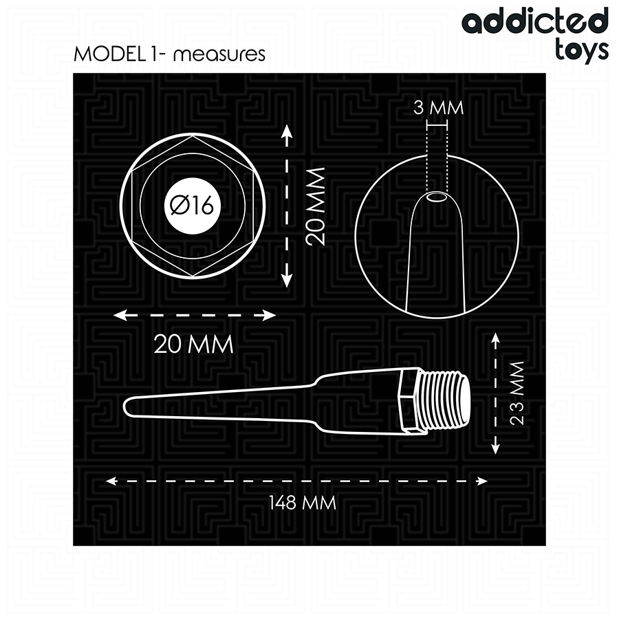 ADDICTED TOYS - ANAL CLEANER WITH UNIVERSAL ADAPTER MODEL 1 - Bild 7