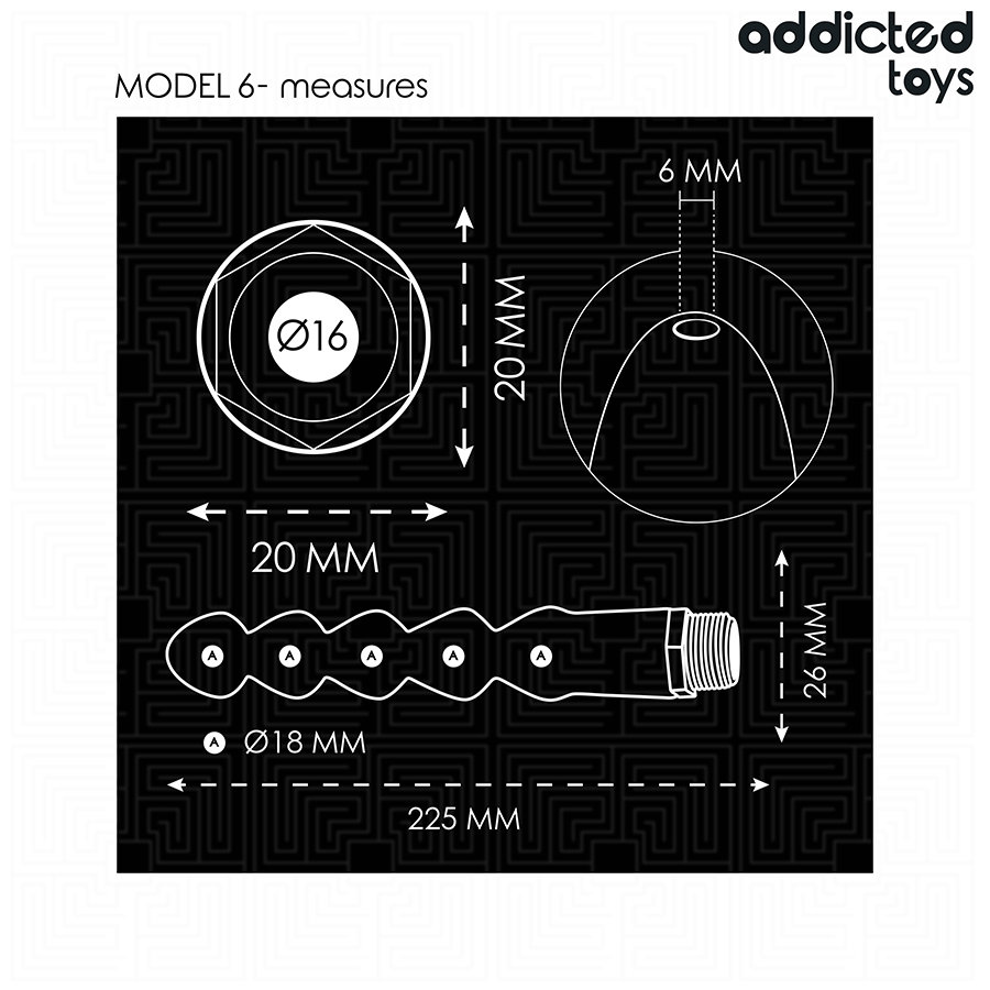 ADDICTED TOYS - ANAL CLEANER WITH UNIVERSAL ADAPTER MODEL 6 - Bild 7