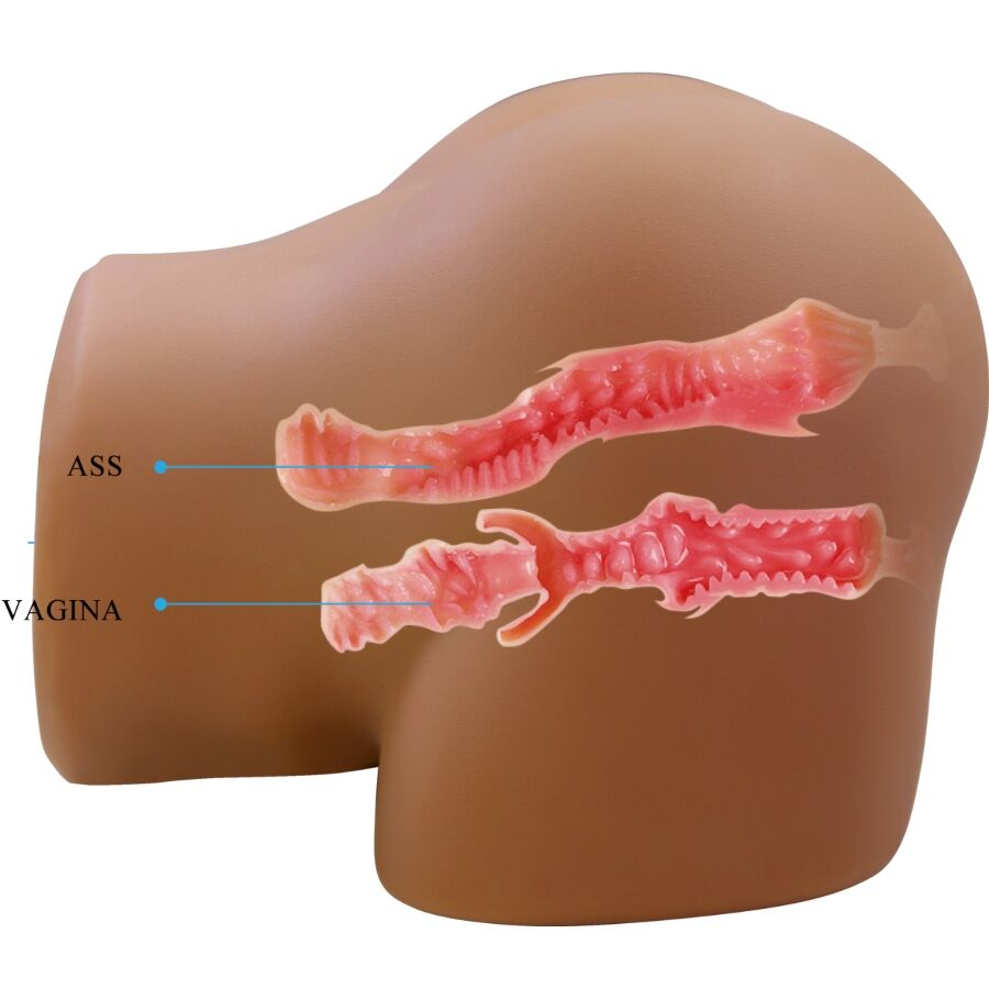 CRAZY BULL - SOPHIA REALISTIC FEMALE BUTT VIBRATOR AND SUCKER WITH SOUND 5.5 KG - Bild 6
