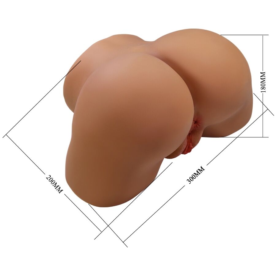 CRAZY BULL - SOPHIA REALISTIC FEMALE BUTT VIBRATOR AND SUCKER WITH SOUND 5.5 KG - Bild 7