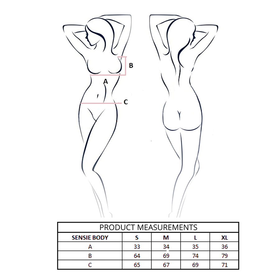 PASSION - SENSIE BODY BLACK S/M - Bild 4