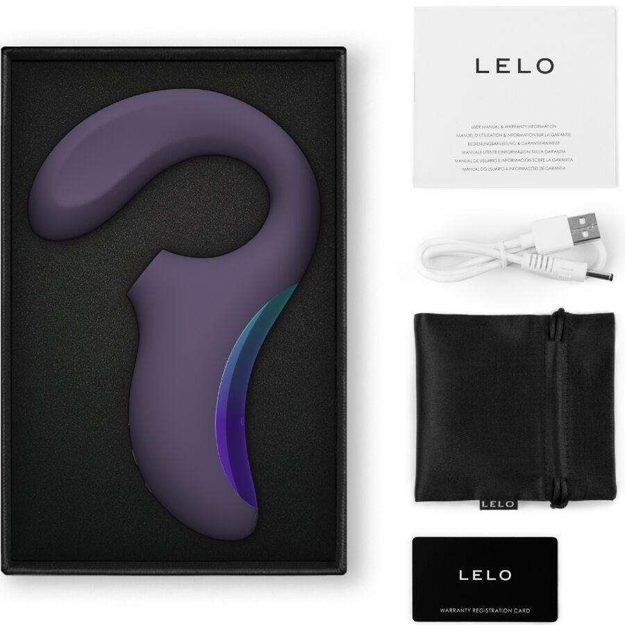 LELO - ENIGMA WAVE TRIPLE VIBRATION MASSAGER CYBER PURPLE - Bild 3