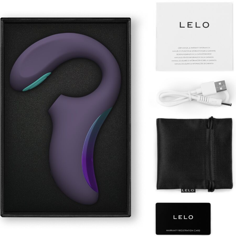 LELO - ENIGMA DOUBLE SONIC VIBRATOR POINT G CYBER PURPLE - Bild 3