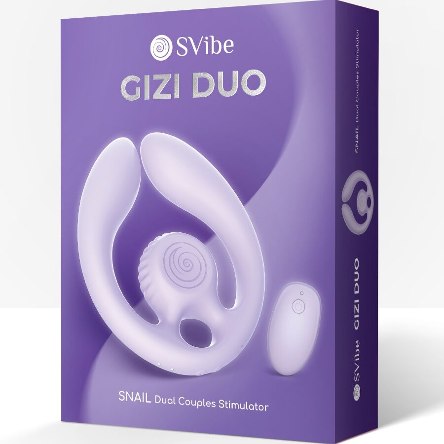 SNAIL VIBE - GIZI DUO COUPLES STIMULATOR REMOTE CONTROL LILAC - Bild 6