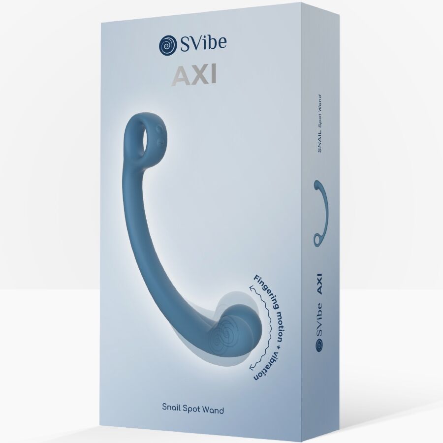 SNAIL VIBE - AXI VIBRATING MASSAGE WAND BLUE - Bild 6