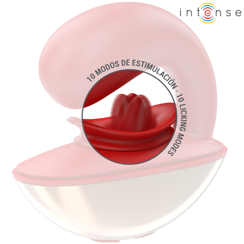 INTENSE - MARIAH VIBRATOR & STIMULATOR IN U SHAPE 10 VIBRATIONS RED - Bild 6