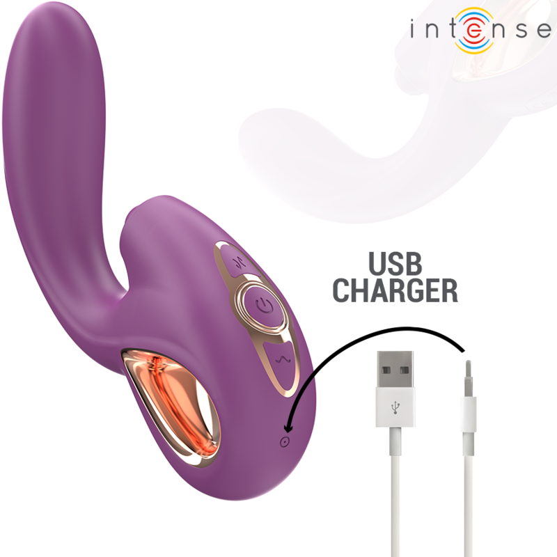 INTENSE - LALI MULTIFUNCTION G-SPOT VIBRATOR TAPPING & THRUST & VIBRATION PURPLE - Bild 7