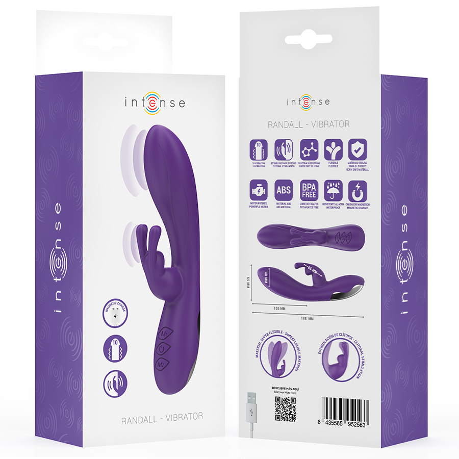 INTENSE - RANDALL RABBIT VIBRATOR 10 VIBRATIONS PURPLE - Bild 8