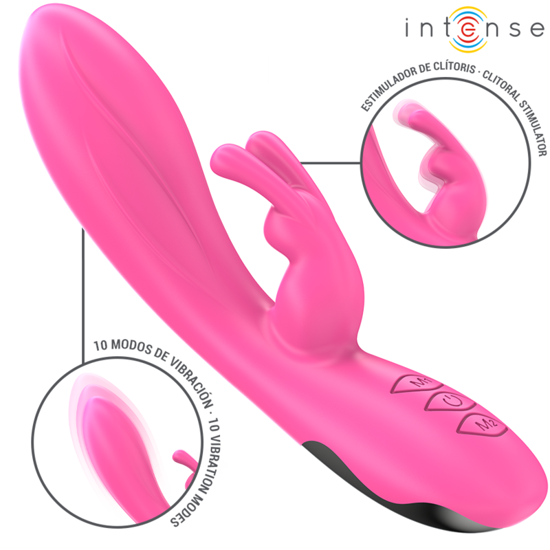 Alternative view of INTENSE - RANDALL RABBIT VIBRATOR 10 VIBRATIONS PINK