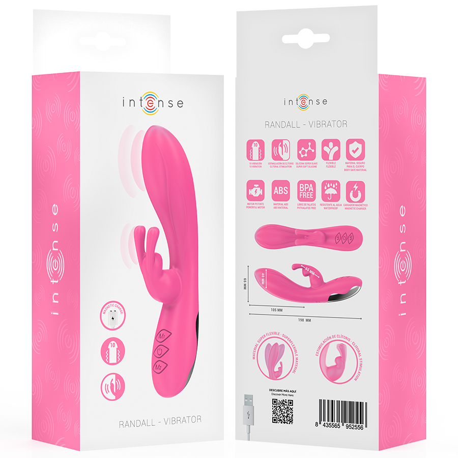 INTENSE - RANDALL RABBIT VIBRATOR 10 VIBRATIONS PINK - Bild 8