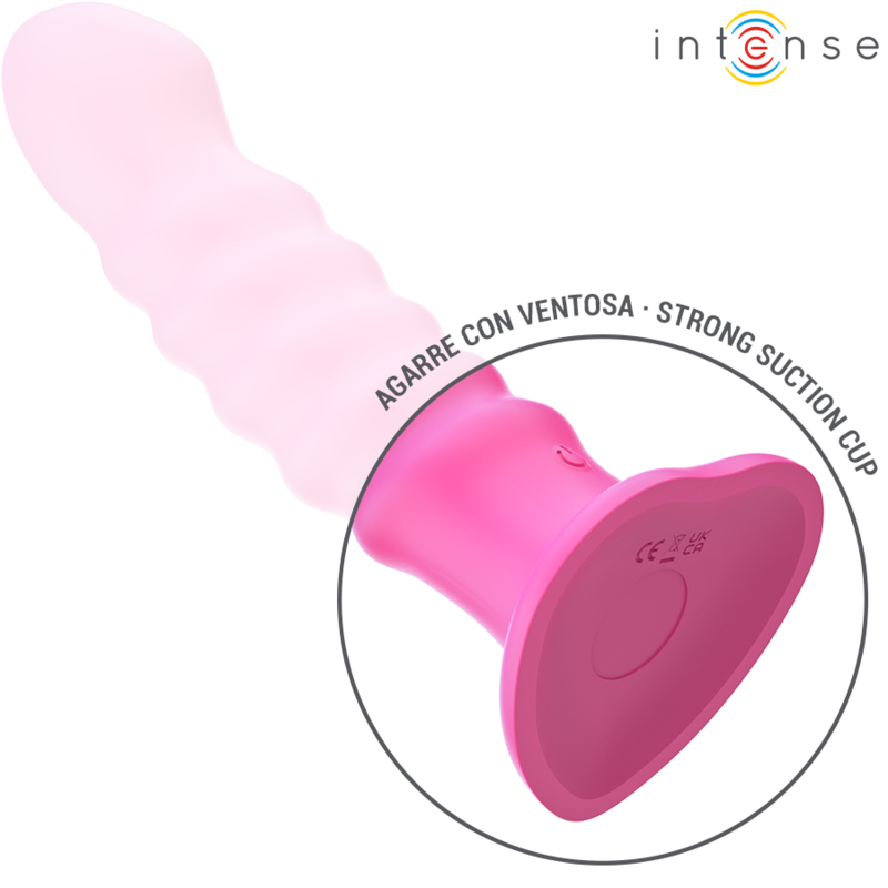 INTENSE - CINDY VIBRATOR SIZE L SPIRAL DESIGN 10 VIBRATIONS PINK REMOTE CONTROL - Bild 7