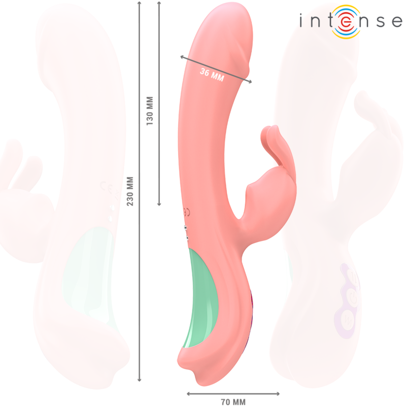 INTENSE - RACHEL RABBIT VIBRATOR 5 VIBRATIONS PINK - Bild 4