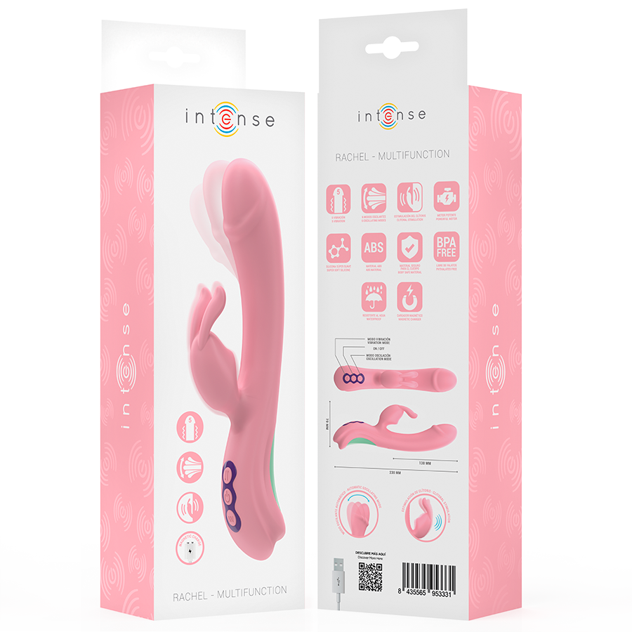 INTENSE - RACHEL RABBIT VIBRATOR 5 VIBRATIONS PINK - Bild 9