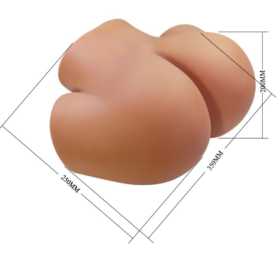 CRAZY BULL - ILANA REALISTIC FEMALE BUTT VIBRATOR AND SUCKER WITH SOUND 6.8 KG - Bild 8