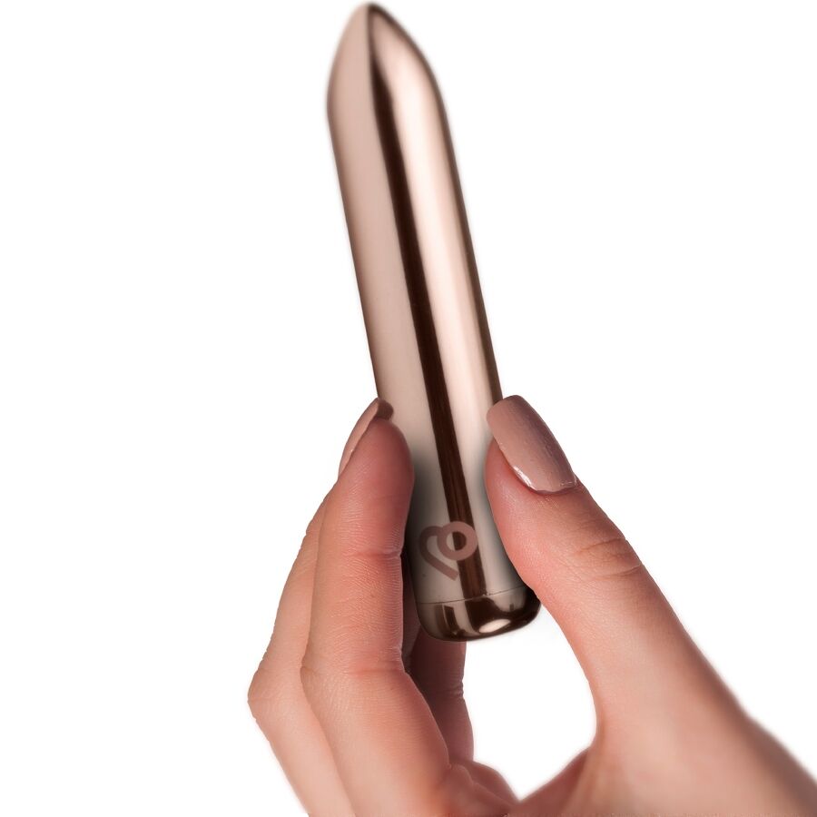 ROCKS-OFF - RECHARGEABLE VIBRATING BULLET GOLDEN ROSE - Bild 5