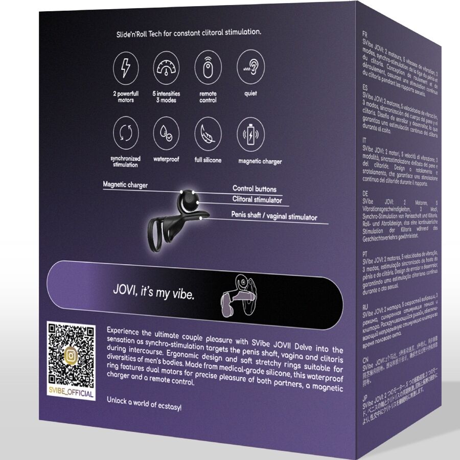 SNAIL VIBE - JOVI COUPLES RING REMOTE CONTROL BLACK - Bild 6