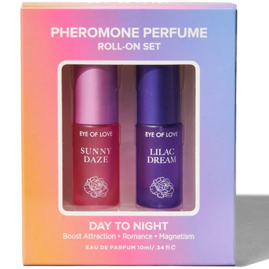 EYE OF LOVE - BLOOM DAY TO NIGHT PHEROMONE ROLL-ON PERFUME SET 2 X 5 ML - Bild 4
