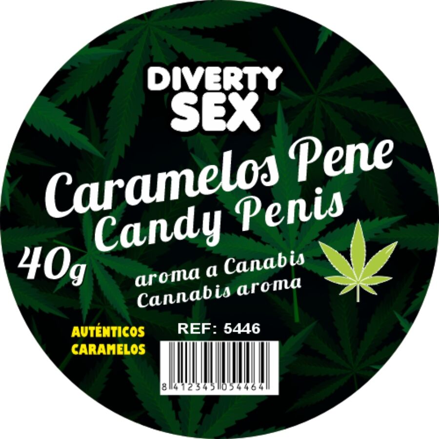 Alternative view of DIABLO GOLOSO - 20 CANNABIS AROMA PENIS CANDIES