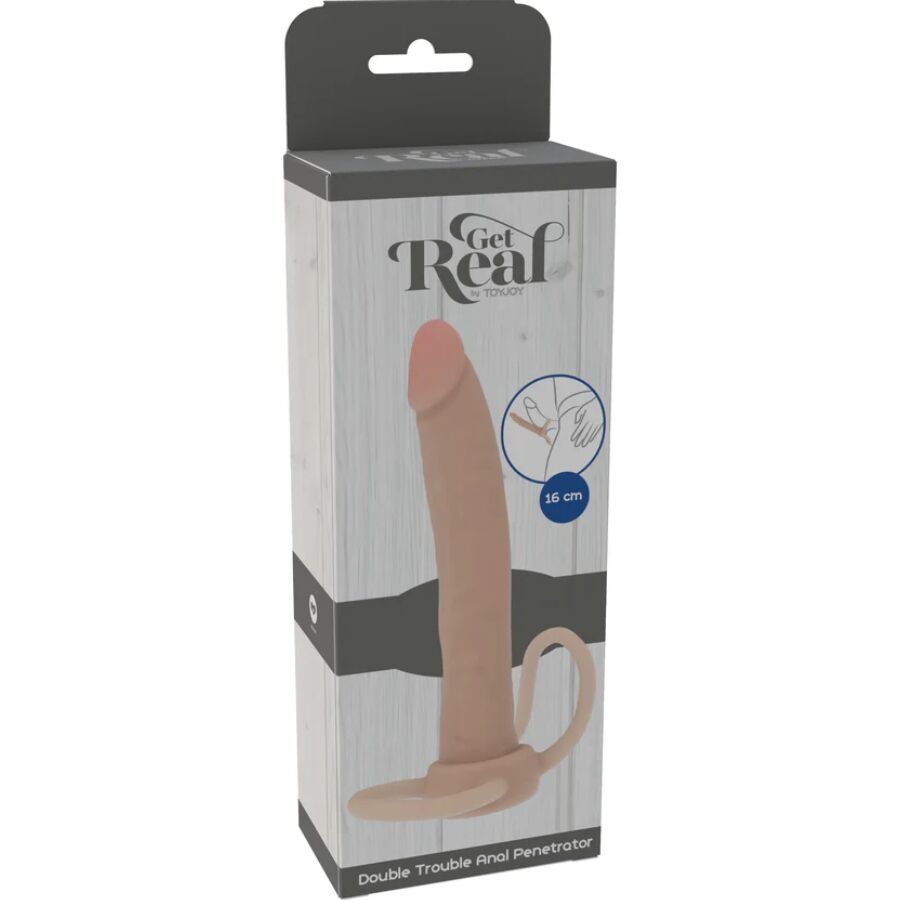 GET REAL - DOUBLE TROUBLE SILICONE ANAL PENETRATOR 16 CM - Bild 4