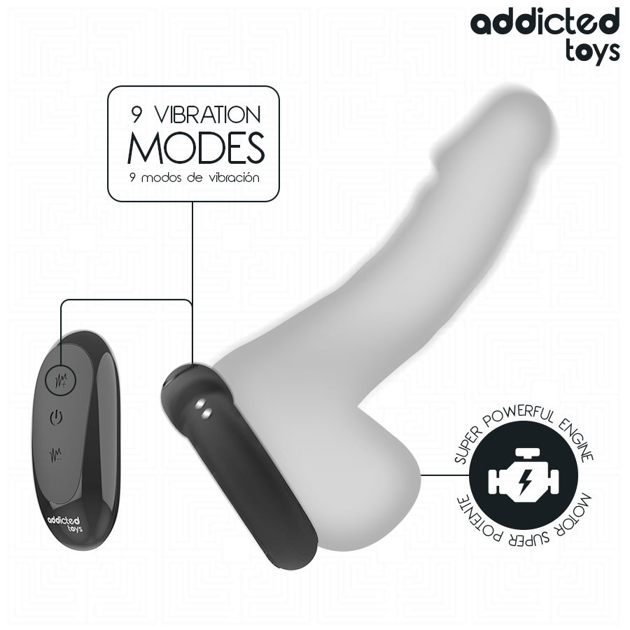ADDICTED TOYS - HEATING EFFECT VIBRATING COCK RING REMOTE CONTROL - Bild 5