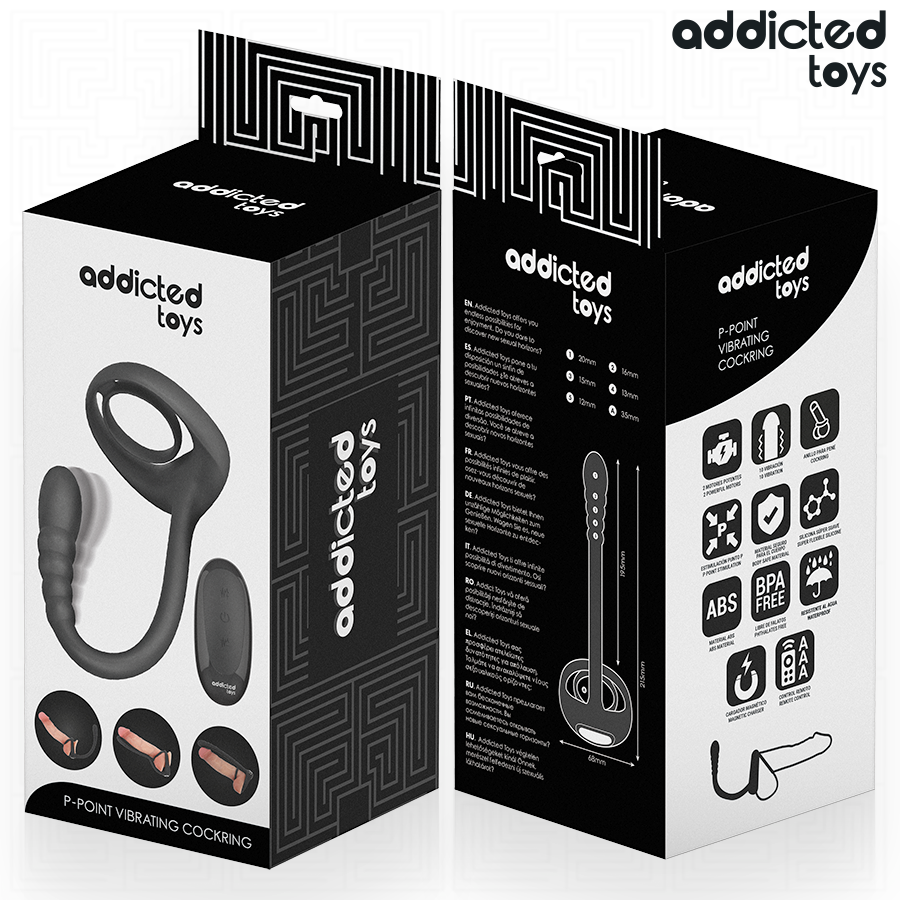 ADDICTED TOYS - P-SPOT VIBRATING COCK RING REMOTE CONTROL - Bild 3