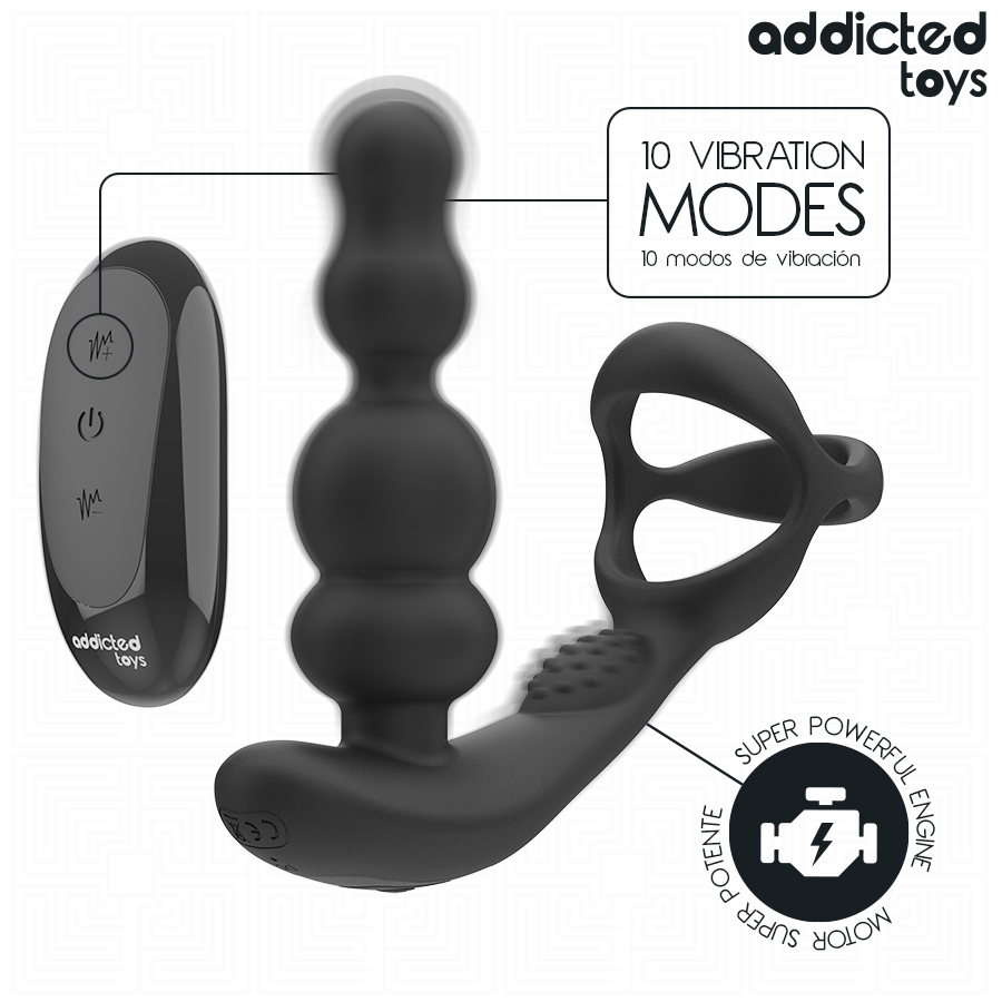 Alternative view of ADDICTED TOYS - ROTATING PROSTATE MASSAGER REMOTE CONTROL
